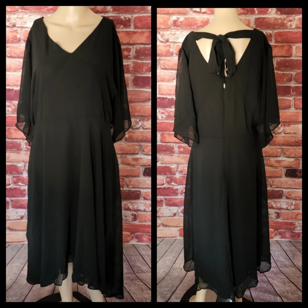 City Chic Black Dress 18 & 22 NWT - Picture 4 of 4